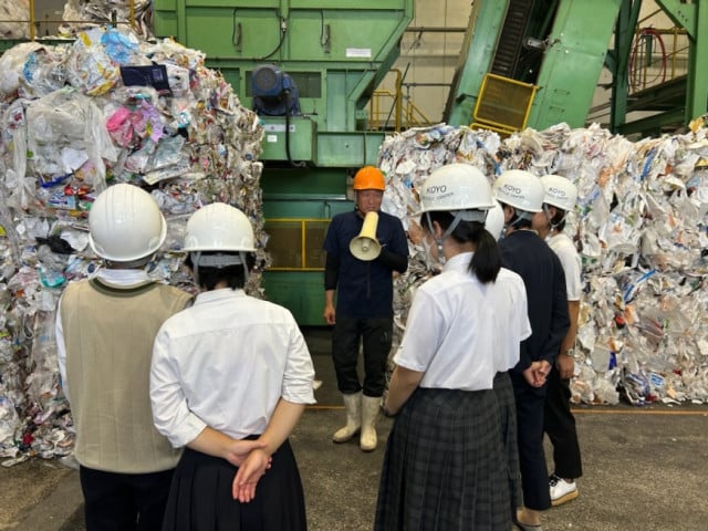 リサイクルセンター 工場見学の実施